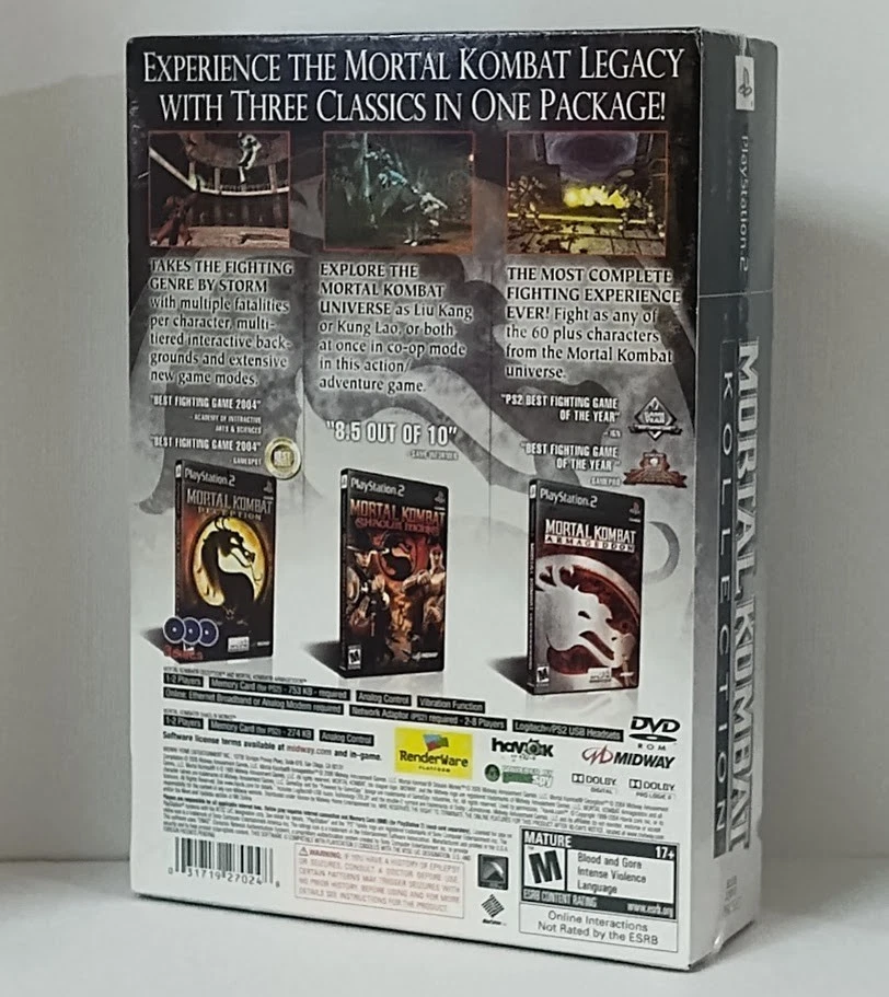 PS2 MORTAL KOMBAT COLLECTION, New - Image 4 of 4