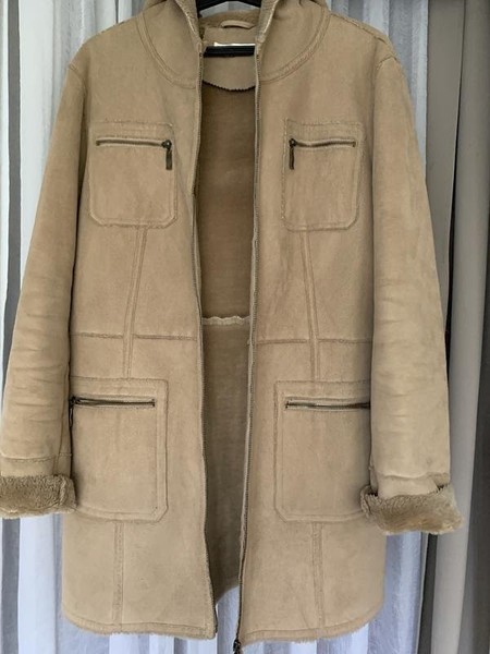 Women Balmain Coat Peach 36 / S / 44