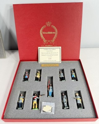 Robert E Lee and His Generals Set Tradition Toy Soldiers Limited Edition