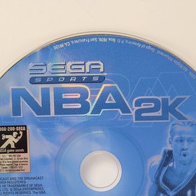 NBA 2K Sega Sports (Sega DreamCast) Loose Disk Tested and Working