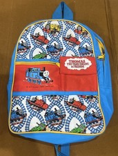 Mochila escolar Thomas The Tank Engine Friends 1993 vintage multicolor cremallera