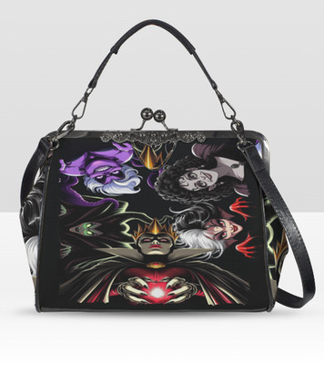 Disney Villains Evil Queen Cruella Halloween Shoulder Cross Body Bag Satchel NEW