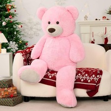 Giant Teddy Bear Stuffed Animal 4 Ft,51'' Big Stuffed Bear for Girlfriend Boyfri