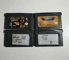 Gameboy Advance Game Lot of 4 - Donkey Kong, Spyro, Crash, Top Gun