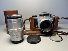 Ihagee Elbaflex Exakta VX1000 con 1:2.8/50 mm e Zeiss 4/135 mm #J11