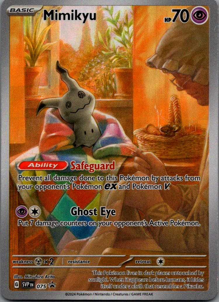 Mimikyu - Promo SV: Scarlet & Violet Promo Cards 075 NM, $19.00