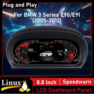 8,8'' Digital Tacho Dashboard Kombiinstrument Für BMW 3er E90 E91 E92 2005-2012