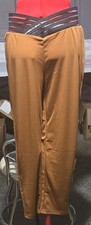 Women s Brown Solid Pull-On Leggings Pants Regular Fit Size XL