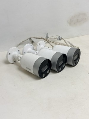 3 - Lorex E891AB-Z 4K Ultra HD Deterrence Bullet IP Cameras without Cables