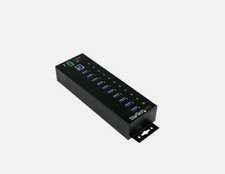 StarTech 10-Port Industrial USB 3.0 Hub HB30A...
