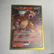 Entei V #22 Pokemon Brilliant Stars Near Mint