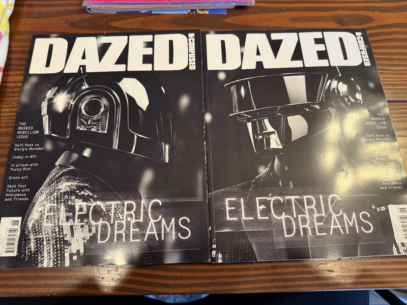 RARE DAZED & CONFUSED 2 COVERS Daft Punk ELECTRIC DREAMS Giorgio Moroder VOL 111