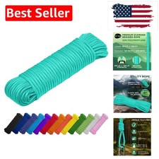 Rope 90 Feet x 1/4 Inch 7mm Strong All-Purpose Utility Rope Camping, ...