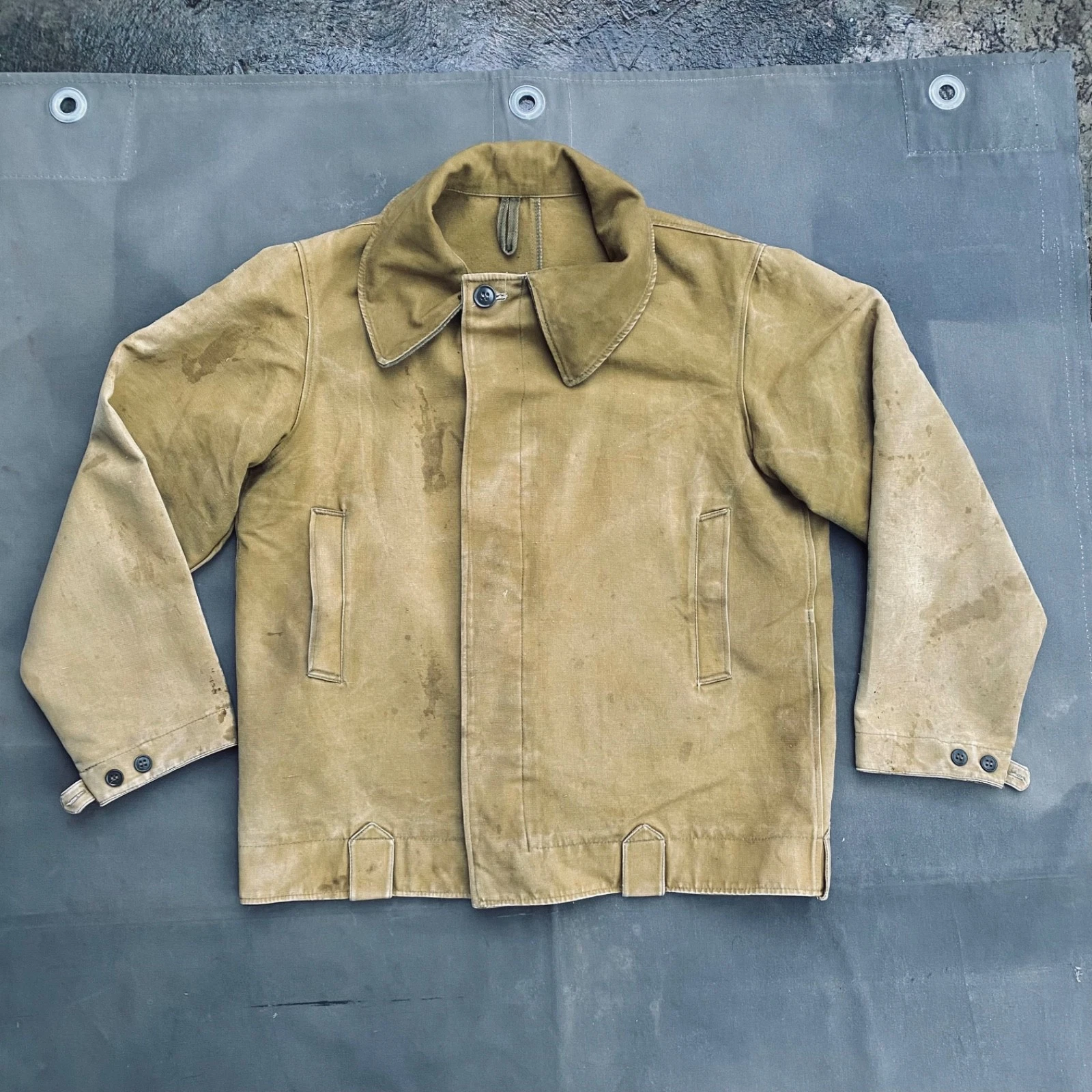 Vintage rare 80s ussr siviet army military tanker winter fufaika jacket  image 14
