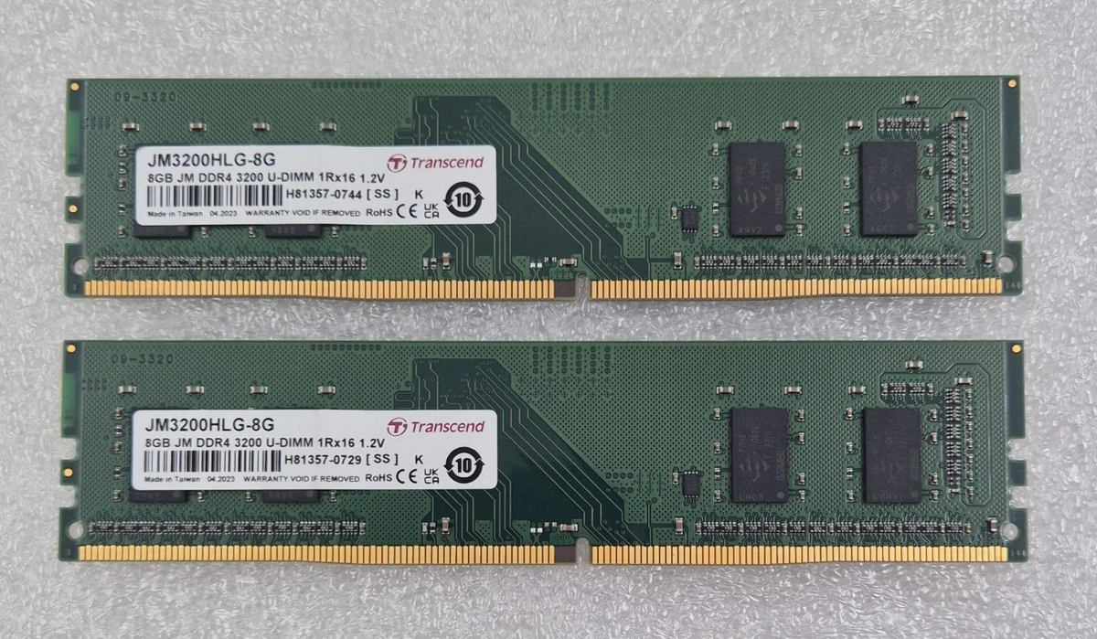 Transcend Computer RAM 8 GB Capacity per Module for sale | eBay