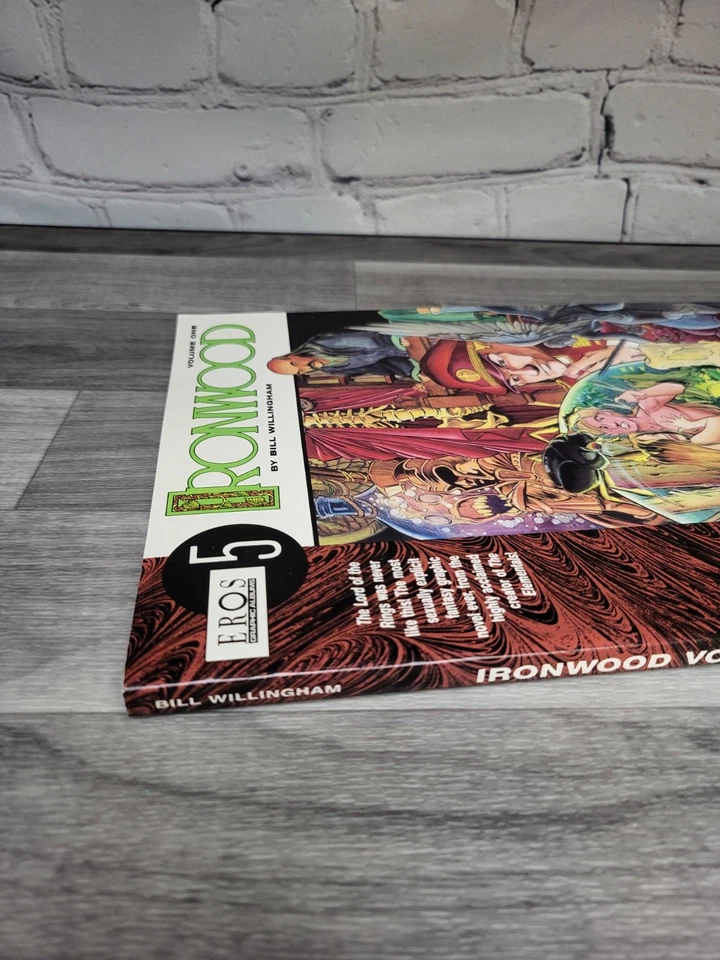 De colección 1992 Eros Novelas Gráficas Ironwood Bill Willingham Vol 1 Serie #5 Adulto Foto 3 de 4