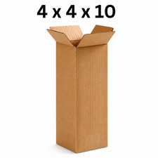 100 4x4x10 Cardboard Paper Boxes Mailing Packing Shipping Box Corrugated Carton