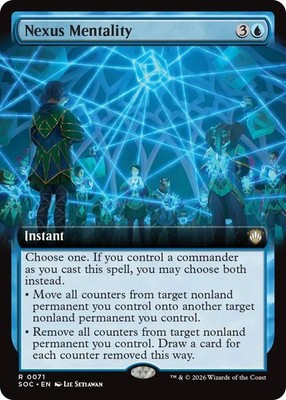 Nexus Mentality (Extended Art) Commander: Secrets of Strixhaven MTG 71 NM