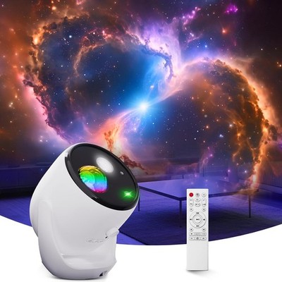 Galaxy Star Projector Bluetooth Speaker Night Light Room Decor Gift Idea