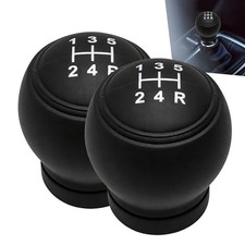 2PCS Gear Shift Knob Cover, 5 Speed Shift Knob Cover, Anti-Slip Silicone