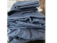 Boll Branch Signature Hemmed Sheet Set KING Mineral Blue 100 Organic Cotton