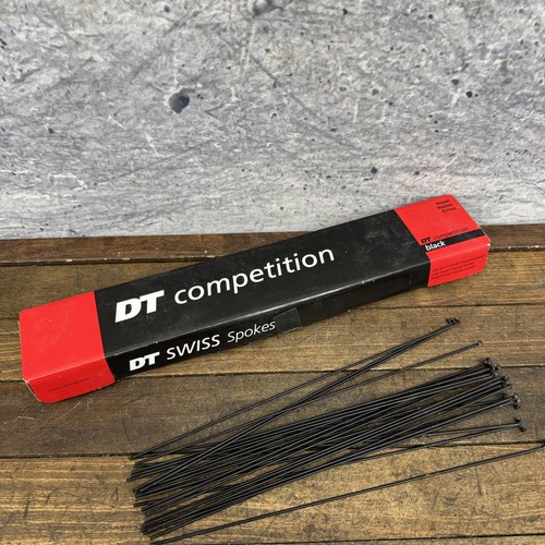 DT Swiss Competition Spokes Qty 26 263mm Black 2.0/1.8 Steel J-Bend Bicycle