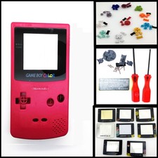 Red Housing Shell Buttons Mod for Nintendo Game Boy Color GBC