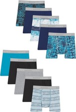 Hanes Boys' Underwear Boxer Briefs Pack, 10 Pack, Underwear for Boys Toddler