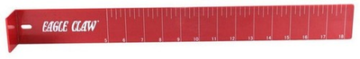 #ad Eagle Claw Measuring Board Red 18quot; Plastic Ruler Fishing Equipment EWCMB $15.43