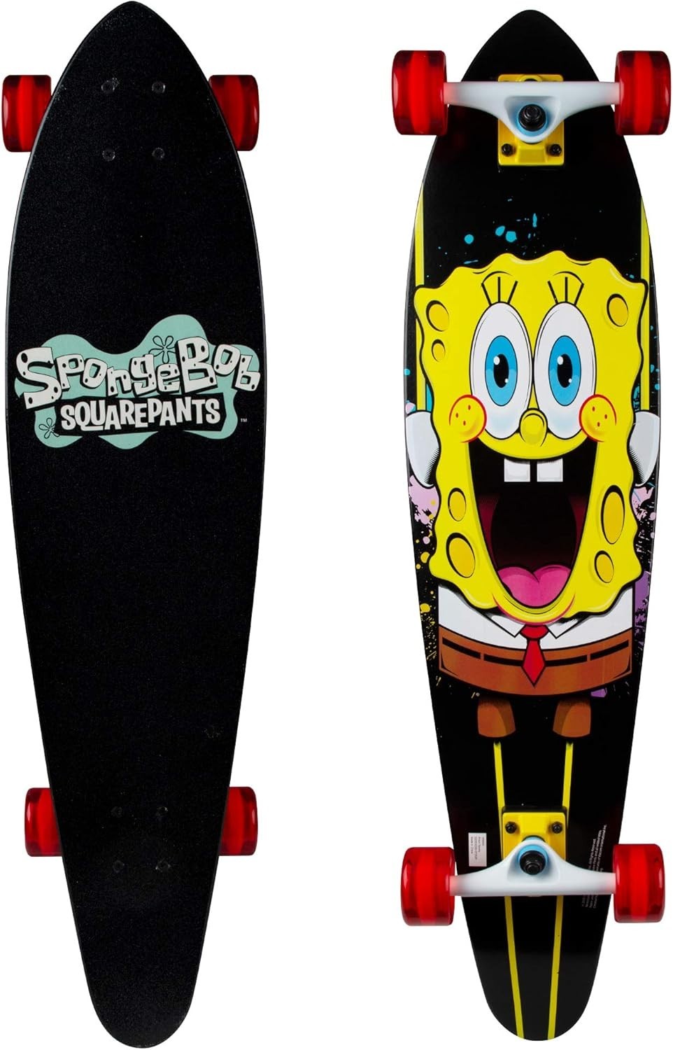 Spongebob Stretched 36" Longboard Complete Skateboard Wheels