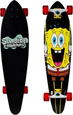 Spongebob Stretched 36" Longboard Complete Skateboard Wheels Trucks Kryptonics