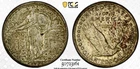 1917 STANDING LIBERTY QUARTER TYPE 1 PCGS AU55 GOLD SHIELD LABEL