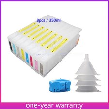 Epson Stylus Pro 9800, 7800 8 350 Refillable Pigment Ink Cartridge Print