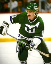 Hartford Whalers Dave Tippett Autographed Signed 8x10 Photo COA