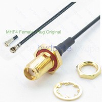  IPEX4 IPX4 MHF4 WFL to SMA Female Bulkhead RF Cable for Intel AX200 AX210 9620AC 