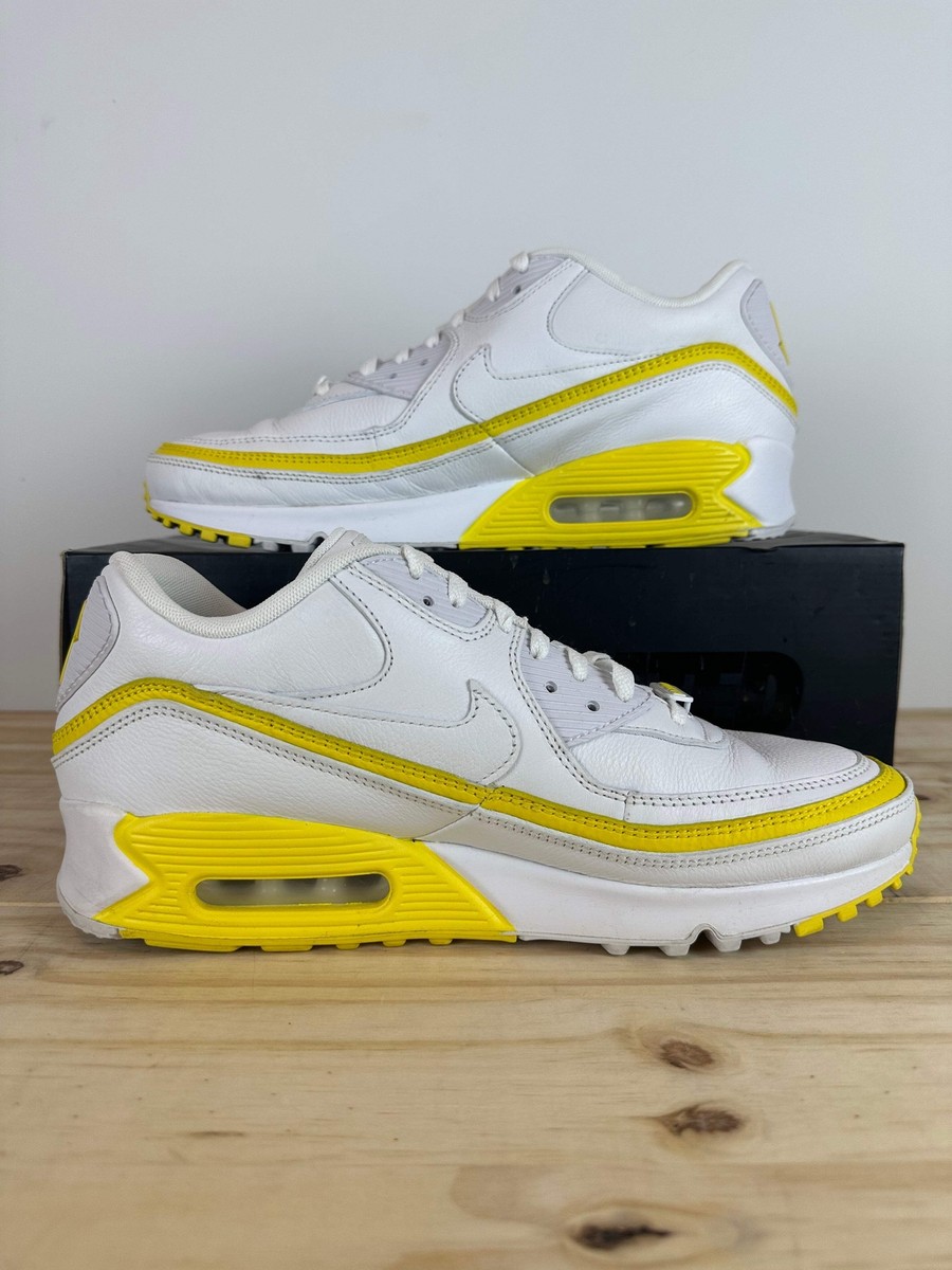 Nike Air Max 90 ホワイト/ブラック/イエロー Women's Nike Air Max 90 LV8 Casual Shoes | Finish Line