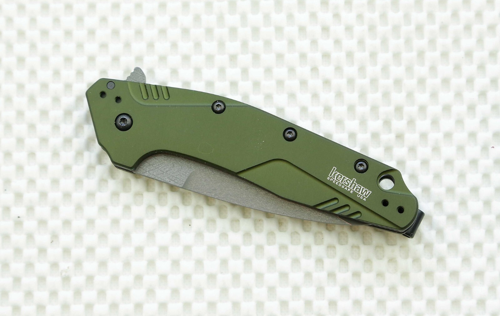 1812OLCB Kershaw Dividend pocket knife D2 COMPOSITE BLADE Spring Assist New Blem
