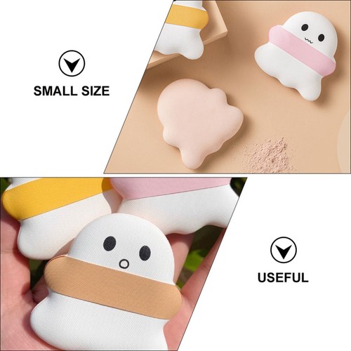 3 Pcs Puff Miss Makeup Pads Pressed Powder Ghost Shapped Blender - 第 9/12 張圖片