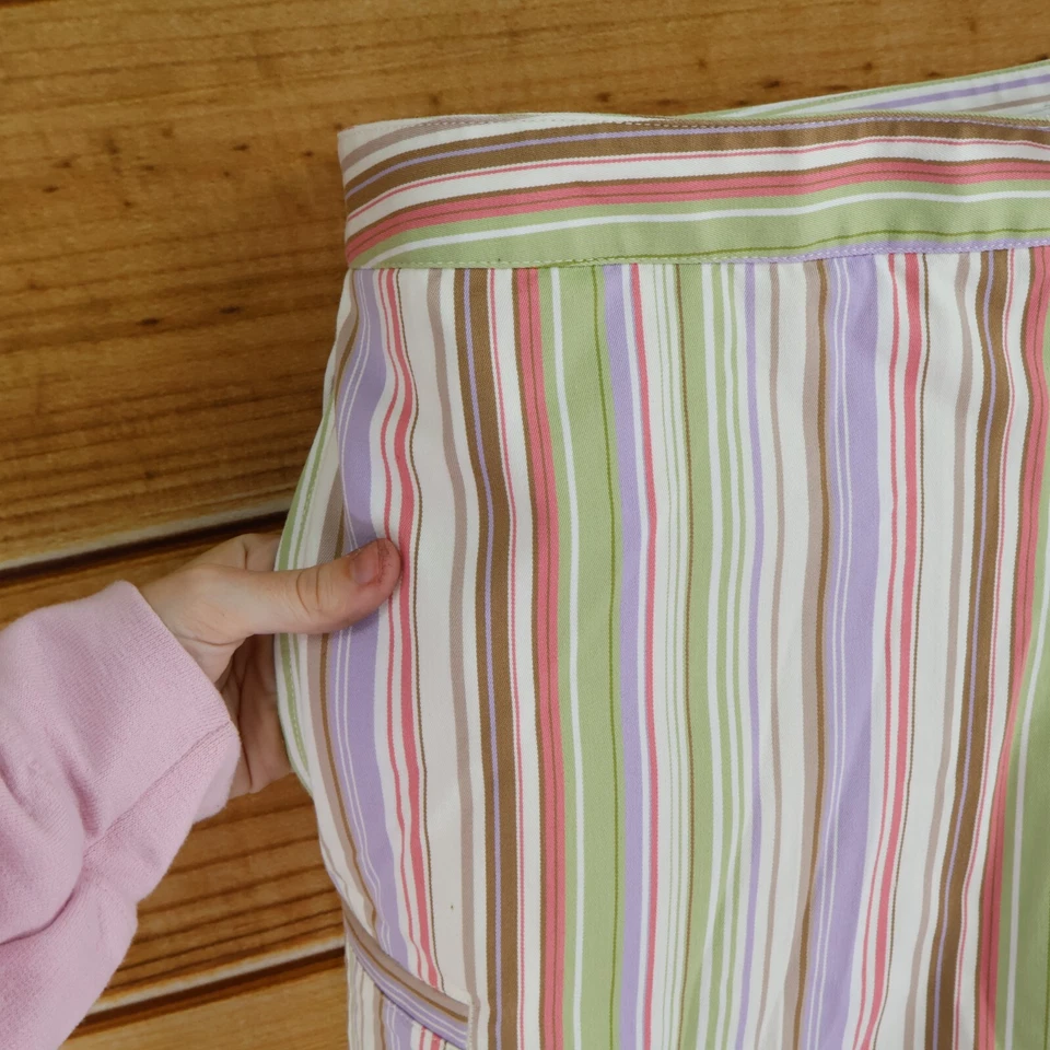 Pantalones Cortos de Golf Liz Para Mujer 16 Multicolor Rayas Mezcla de Algodón Chinos Bolsillos Activos Foto 4 de 4