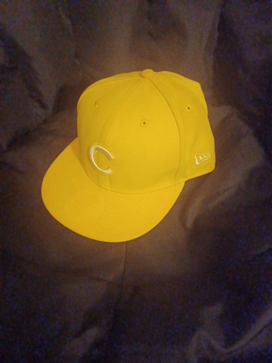 Chicago Cubs Yellow 59/50 New Era-7 7/8 | eBay