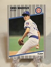 1989 Fleer Greg Maddux #431 Chicago Cubs S578