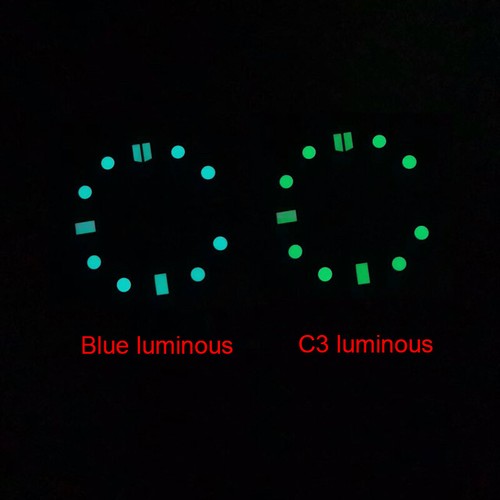 RELAX 28.5mm Black carbon fiber MM dial BGW9 / C3 Lume NH35/NH36 - Picture 4 of 9
