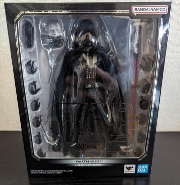 S.H.Figuarts Darth Vader Star Wars Star Wars: Die RüCkkehr Der Jedi-Ritter Neu-image