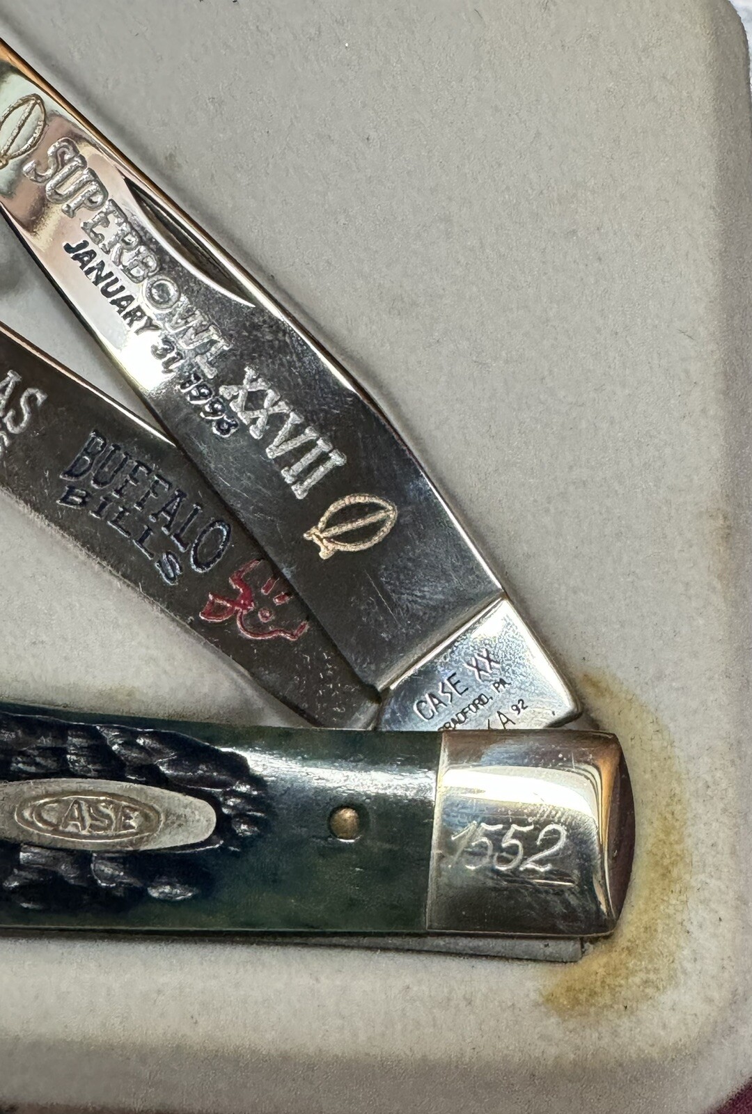 CASE KnifeDallas Cowboys 1993 Superbowl XXVII Champions, Collector's