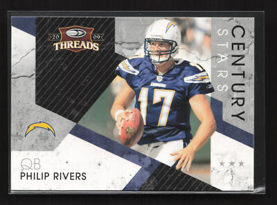 2009 Donruss Threads Century Stars #14 Philip Rivers San Diego Chargers