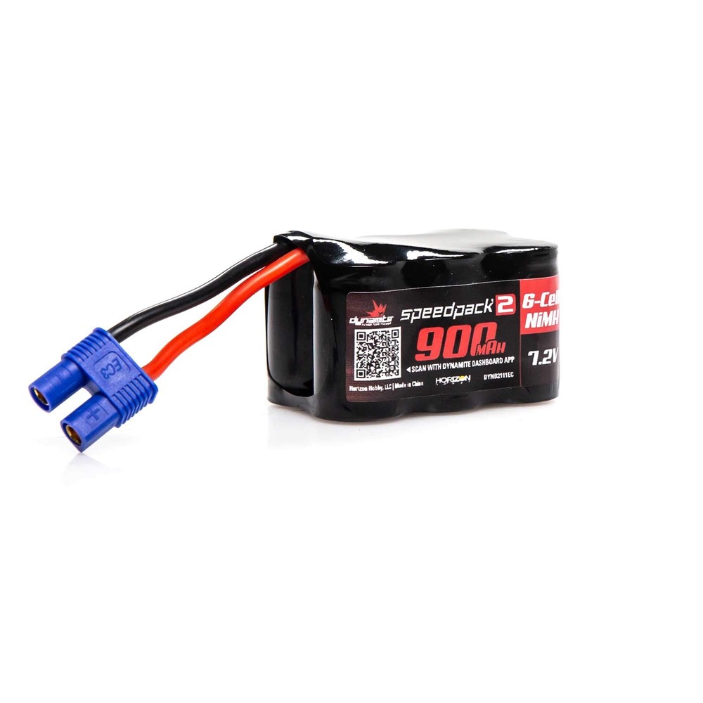 SPEEDPACK2 7.2V 900MAH 6 Cell NiMh 3+3 EC3 DYNB2111EC Car Batteries & Accesso...