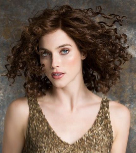 Brazilian Remy Human Hair Lace Front Wig Short Curly Brown Wigs For Women Daily - Picture 2 of 9