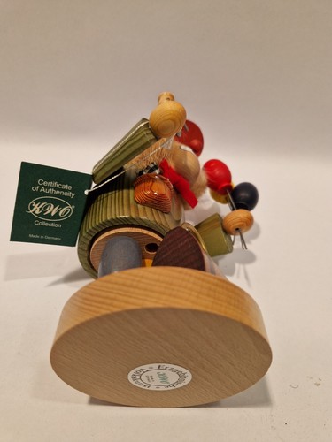 D2-BD KWO ERZGEBIRGE VOLKSKUNST RÄUCHERMÄNNCHEN RÄUCHERMANN CLOWN RÄUCHERFIGUR - Bild 5 von 7
