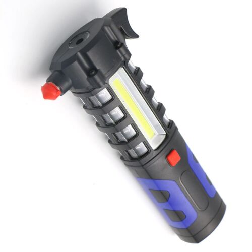 Notlampe LED Warnleuchte Notfall Hammer Taschenlampe KFZ Sicherheit Auto Unfall - Bild 1 von 9