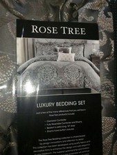 Rose Tree LUXURY Bedding 4 Piece Cotton Queen...